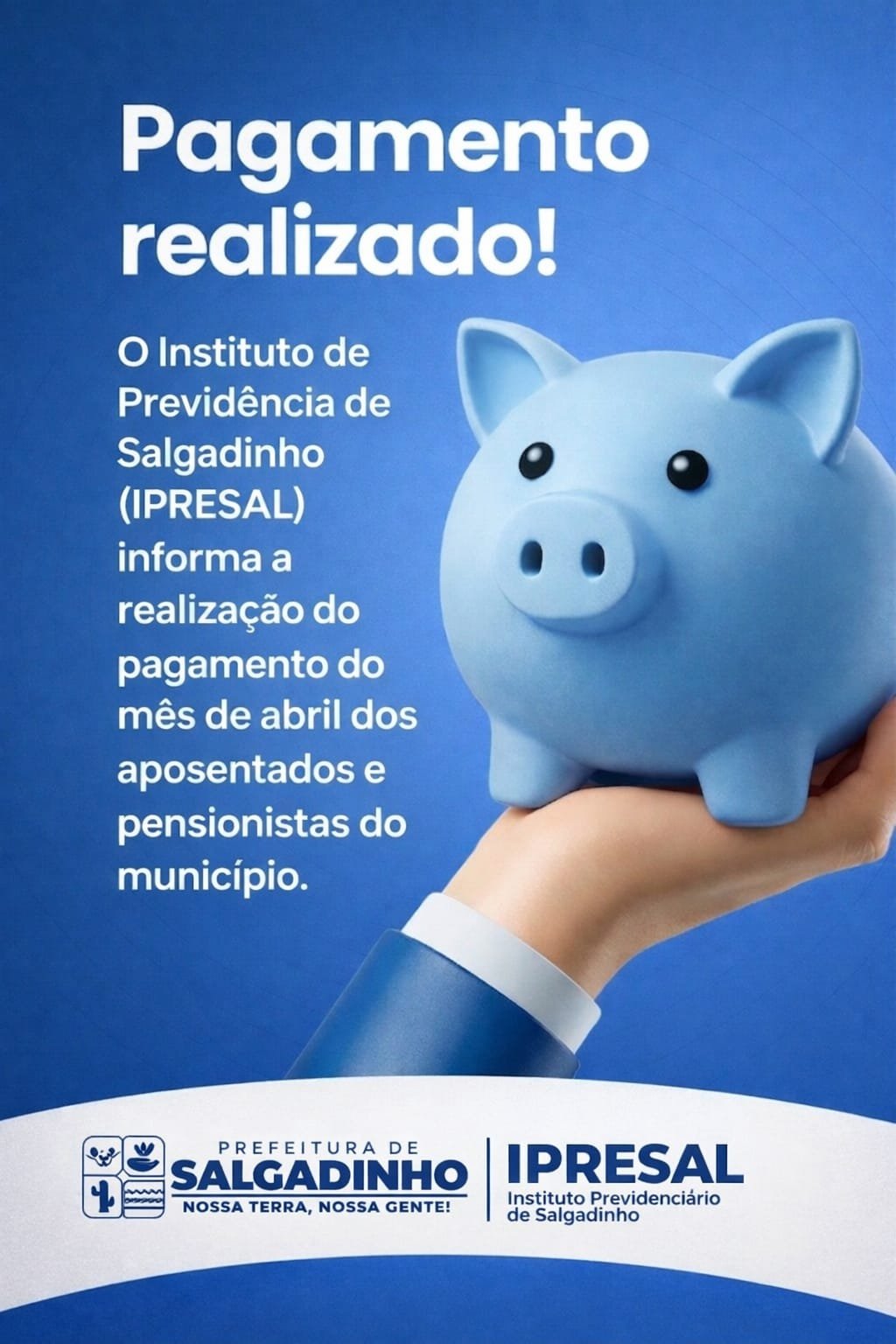 pagamento na conta